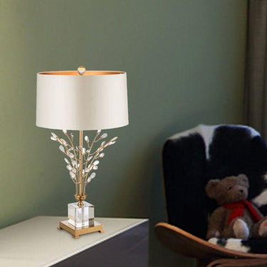 Leaf crystal lamp